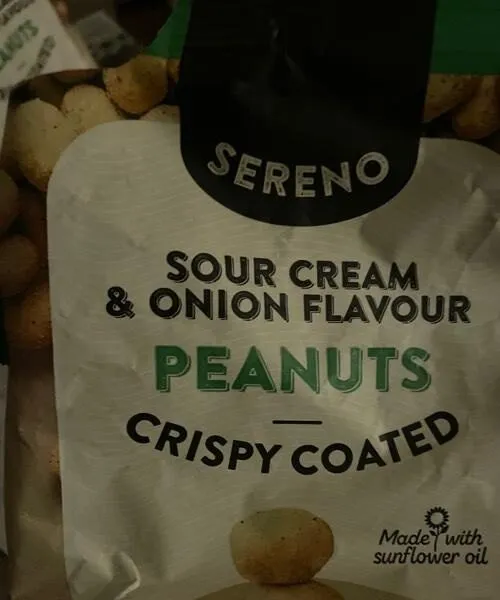 Peanuts, crispy roasted, Sour Cream & Onion Flavour