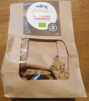 glutenfri økologiske knækbrød