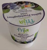Sahne-Fruchtjoghurt, mild, Heidelbeere-Cassis