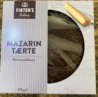 Mazarin tærte med mandelfyldning