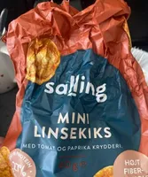 Mini linsekiks med tomat og paprika krydderi