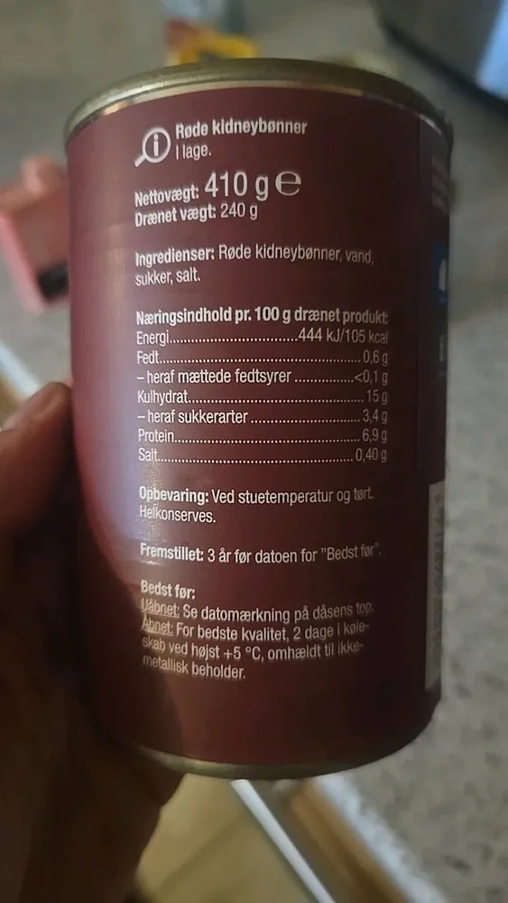 Røde kidneybønner