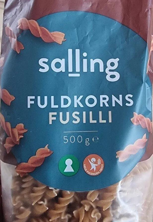 Fuldkorns Fusilli