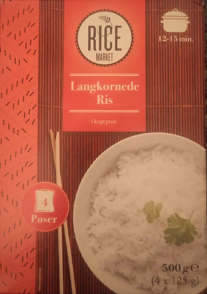 Langkornede Ris
