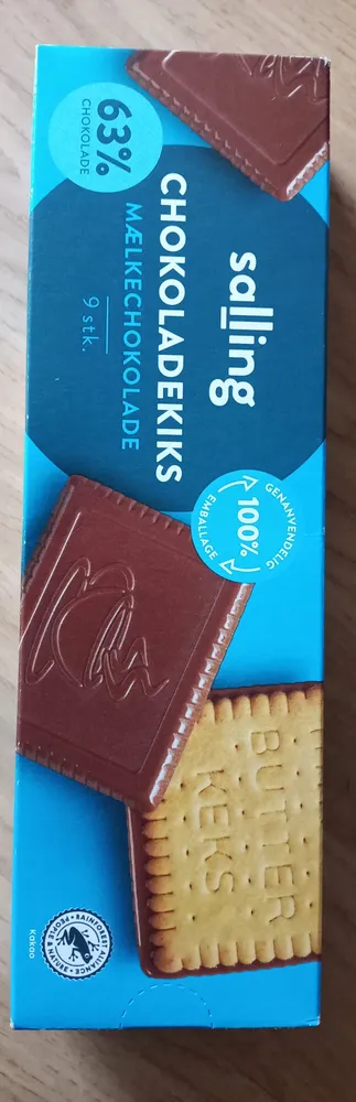 Butterkeks mit Vollmilchschokolade