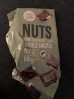 Dark Chocolate With Whole Hazelnuts