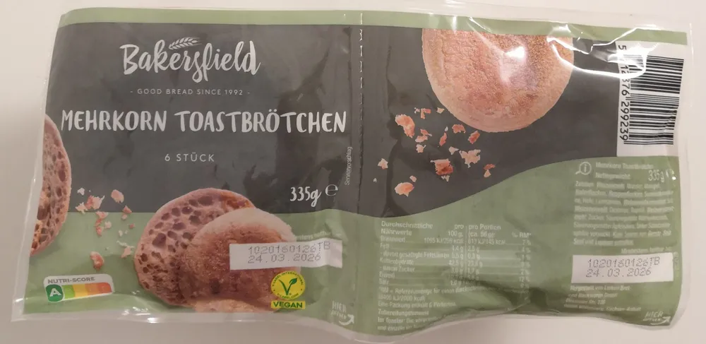 Mehrkorn Toastbrötchen
