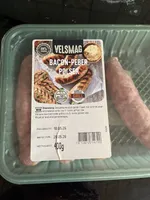 Bacon-peber Pølser