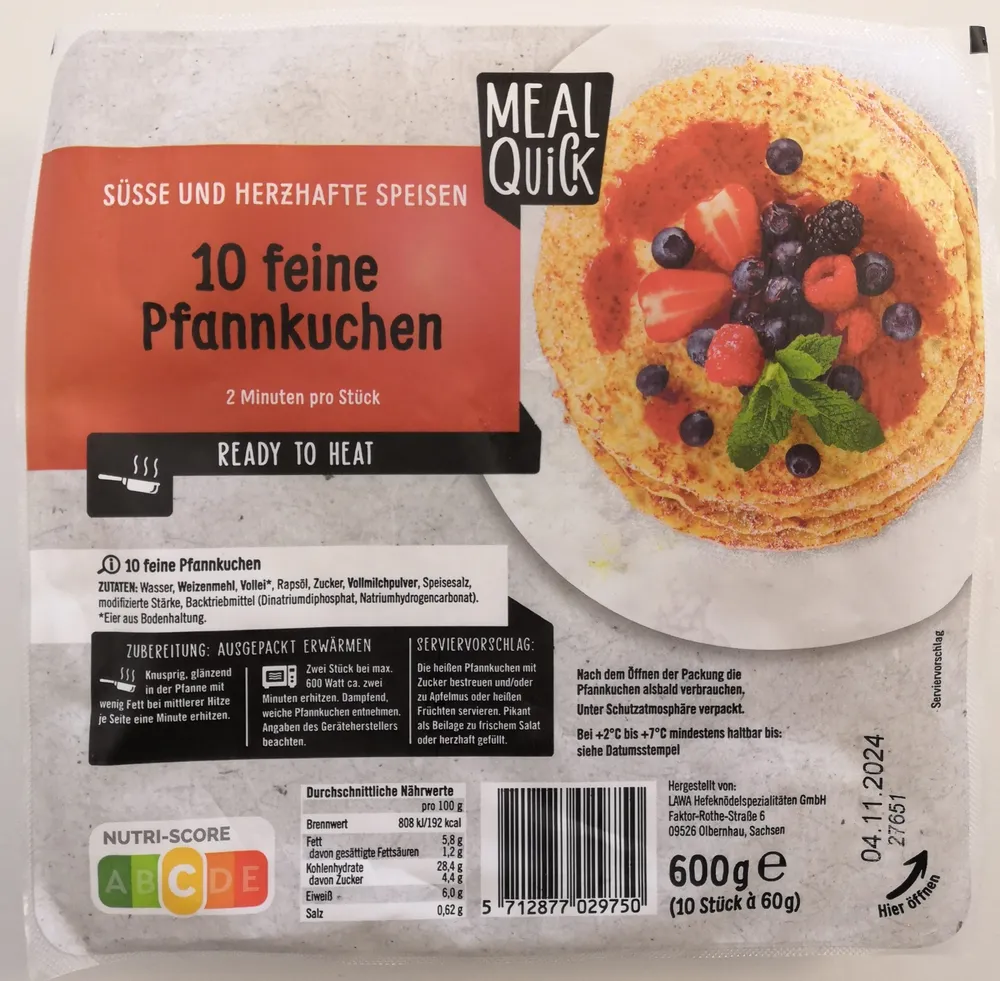 10 feine Pfannkuchen