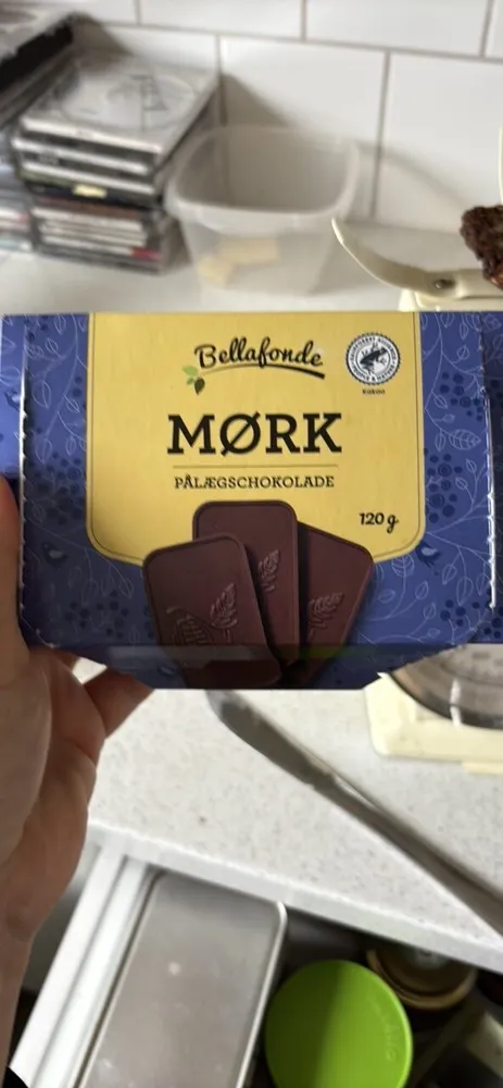 Mørk Pålægschokolade
