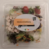 Salatbox Hähnchen mit Senfdressing
