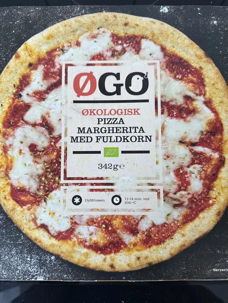 Økologisk Pizza Margherita Med Fuldkorn