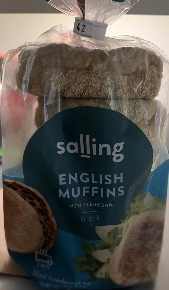 English Muffins med flerkorn