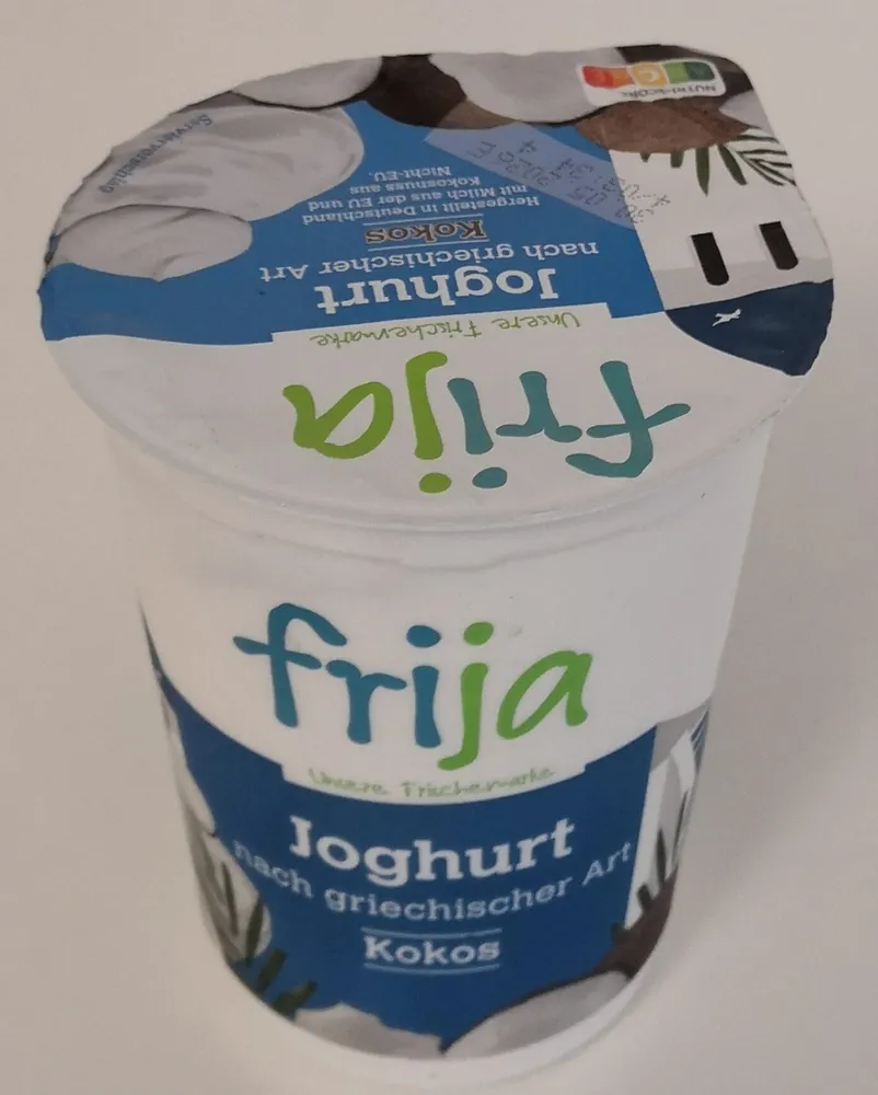 Joghurt nach griechischer Art Kokos
