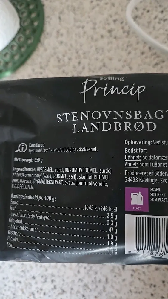 STENOVNSBAGT LANDBRØD
