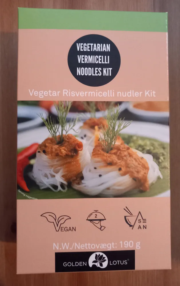 Vegetar Risvermicelli nudler Kit