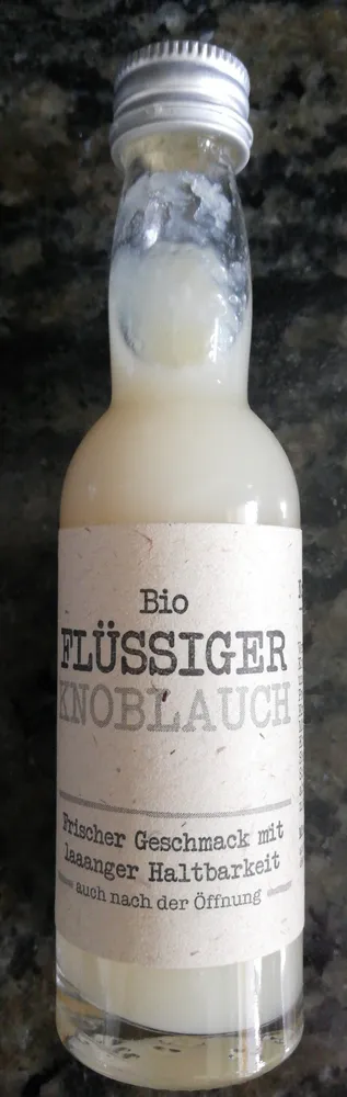 Flüssiger Bio-Knoblauch
