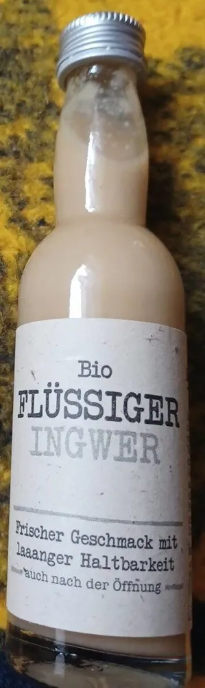 Bio flüssiger Ingwer