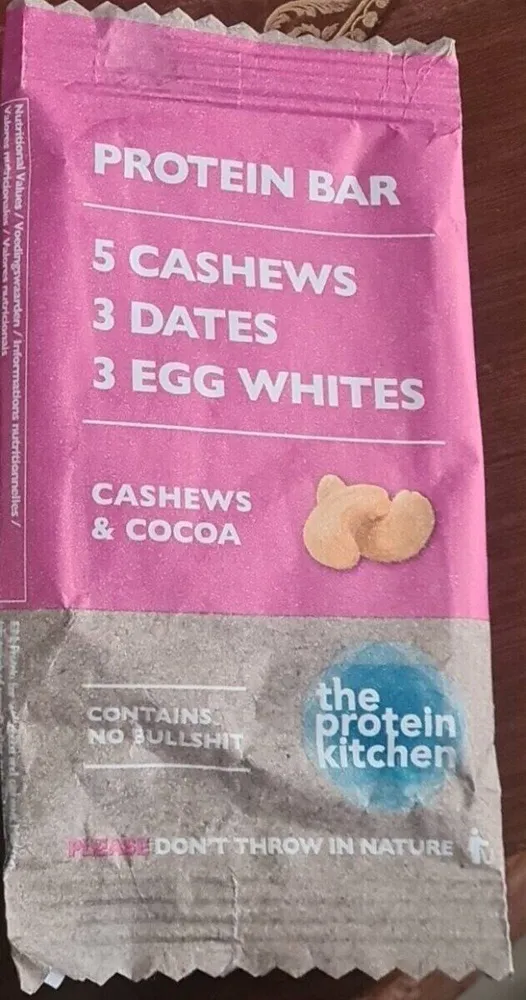 Protein bar - Cashews and Cocoa