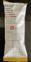 Organic protein bar chocolate and peanut butter