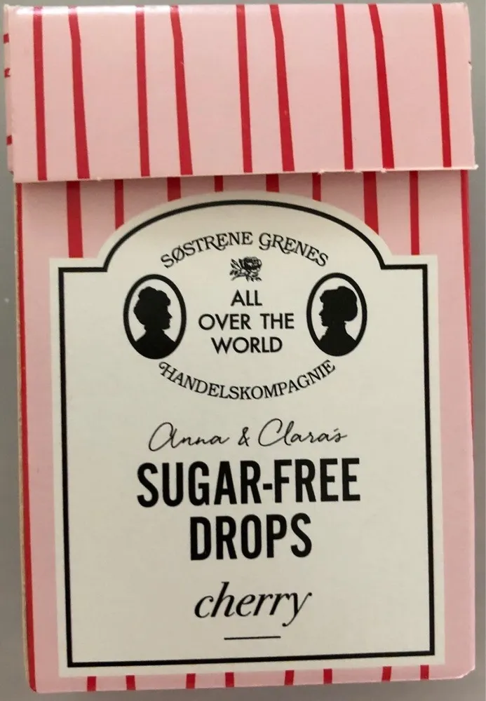 Sugar-free drops cherry