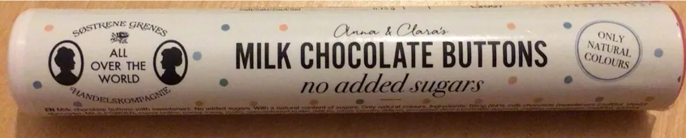 Milk chocolate buttons