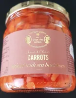 Carrots pickled with sea buckthorn