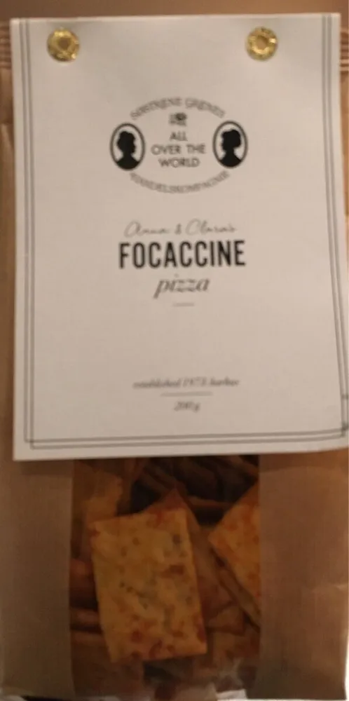 Focacine goût pizza