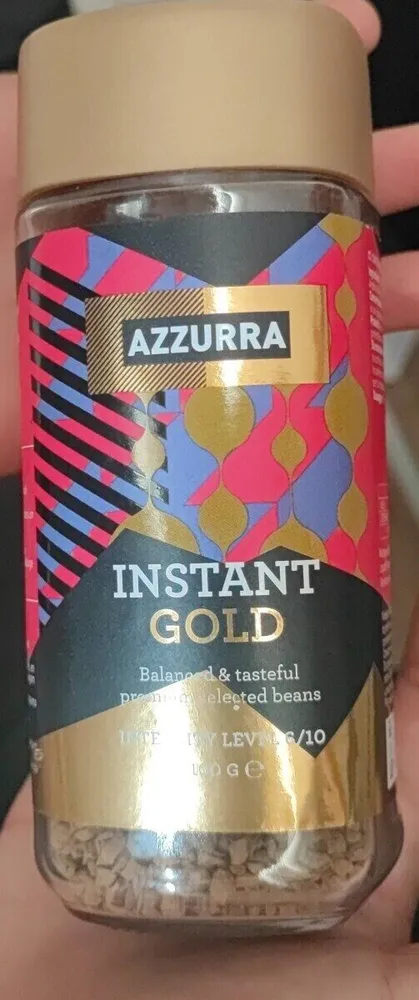 Instant gold coffee