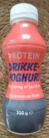 Proteindrikkeyoghurt med smag af jordbær