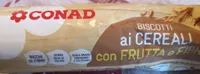 Biscotti ai cereali con frutta e fibre