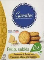 Biscuits aperitifs parmesan poivre