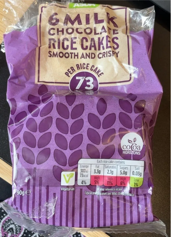 Milk Chocolate Rice Cakes