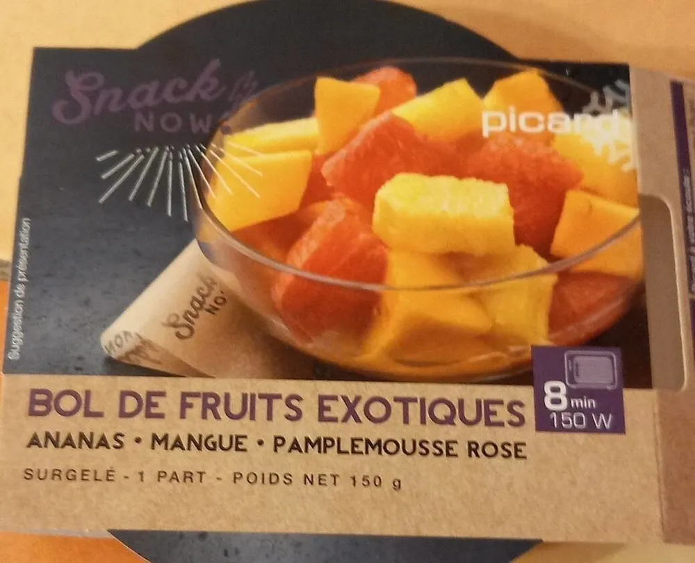 BOL DE FRUITS EXOTIQUES