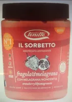 Il sorbetto fragolae melograno