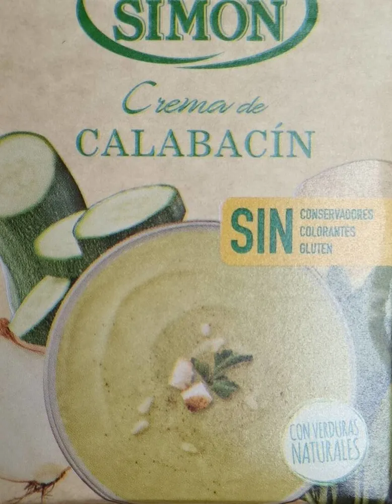 Crema de calabacín