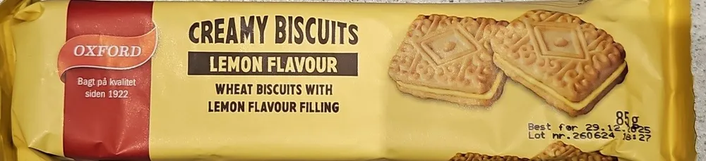 Creamy Biscuits Lemon Flavour