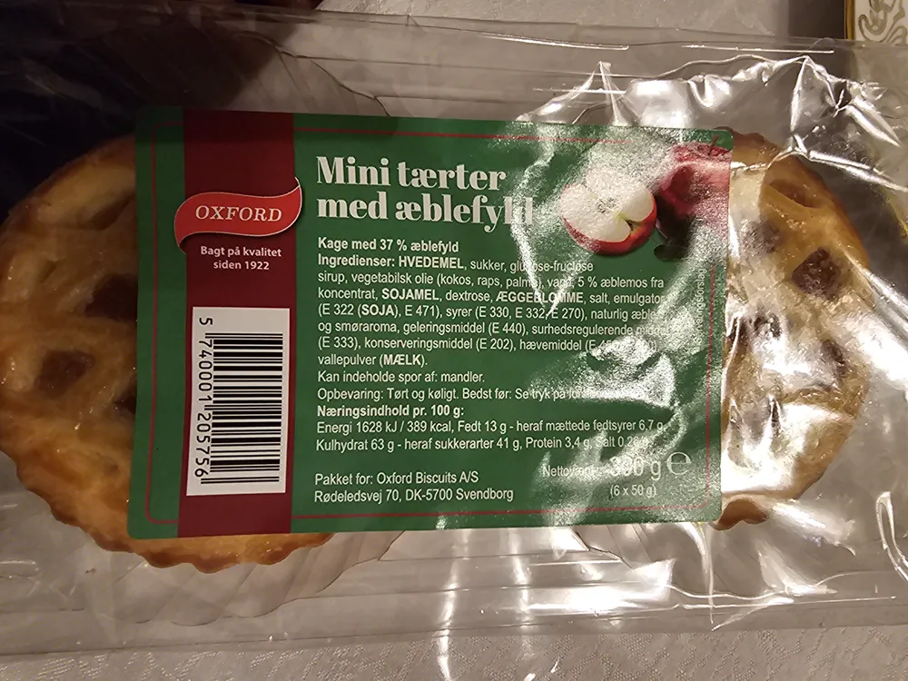 Mini tærter med æblefyld