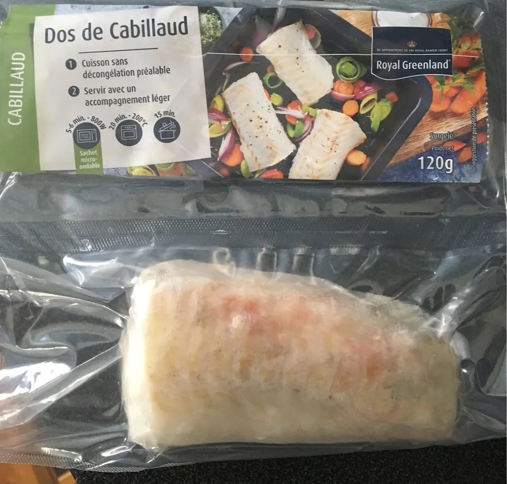 Dos de cabillaud