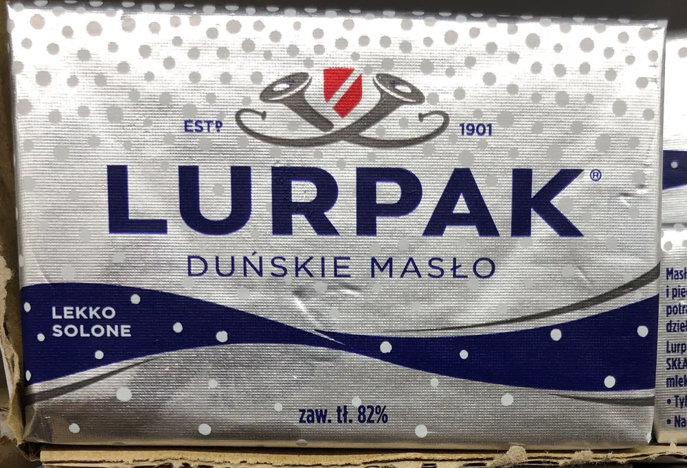 Duńskie masło lekko solone
