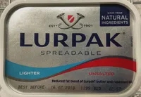Lurpak Unsalted Lighter Spreadable 500G