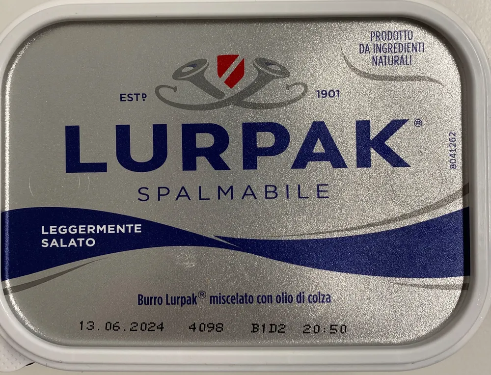 Burro spalmabile leggermente salato