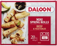 Mini Spring Rolls Beef & Vegetables