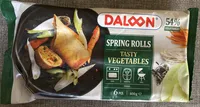 Spring rolls tasty vegetables