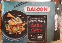 SPRING ROLLS Red Thai Chicken