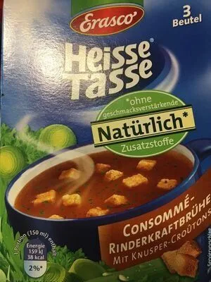 Consommé-Rinderkraftbrühe