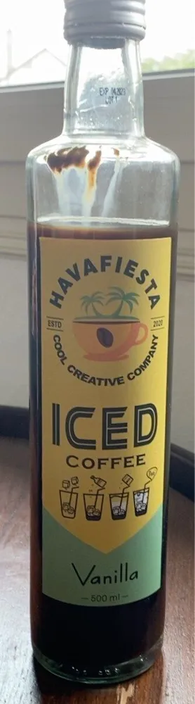 Iced coffee vanilla