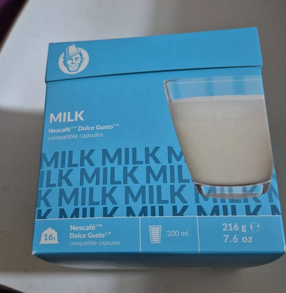 Milk nescafé dolce gusto