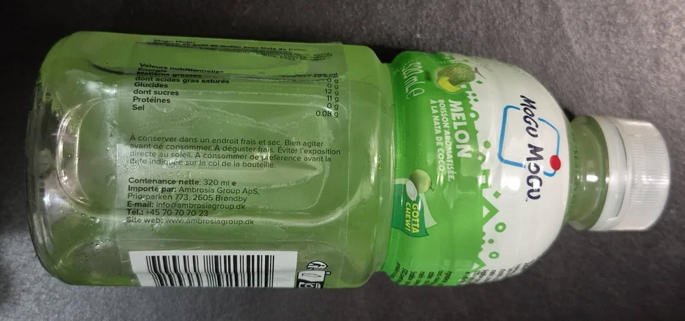Boisson aromatisée a la nata de coco