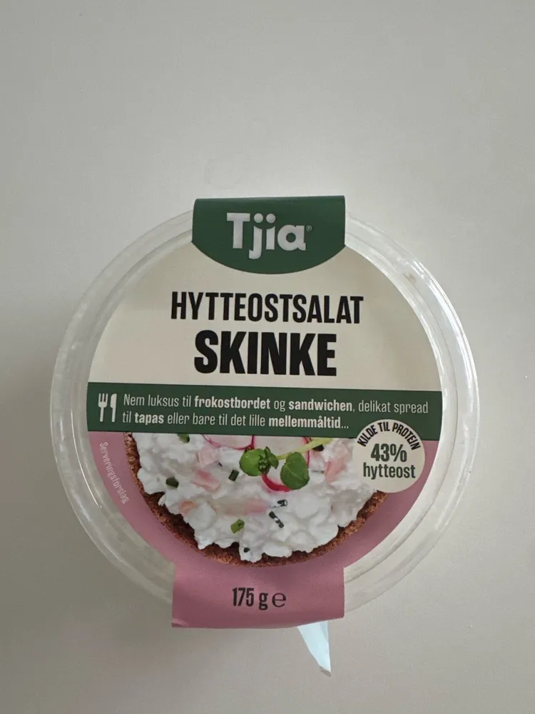 Hytteostsalat Skinke
